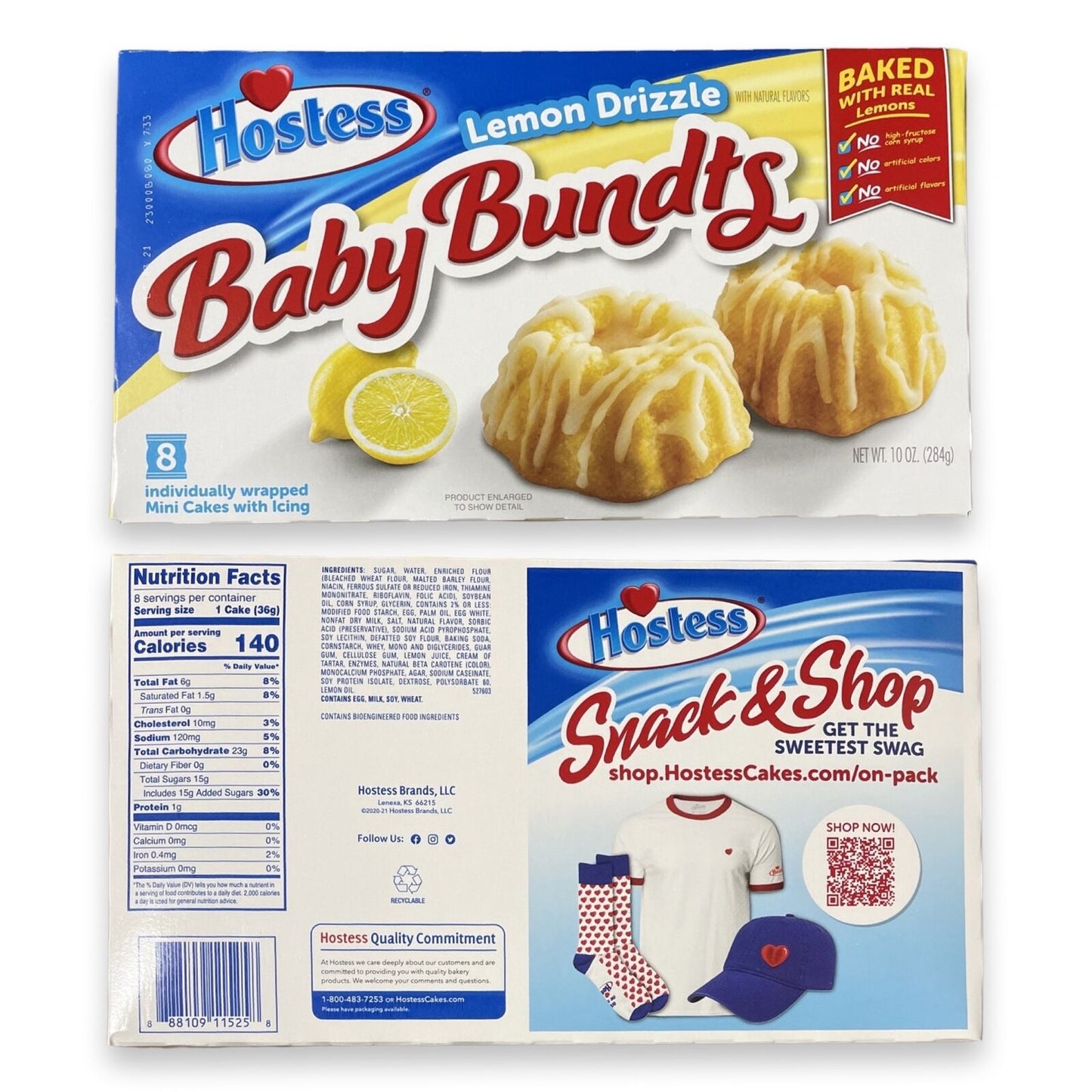 Tribeca Curations | Ultimate Baby Cakes Variety Pack | Lemon Drizzle,