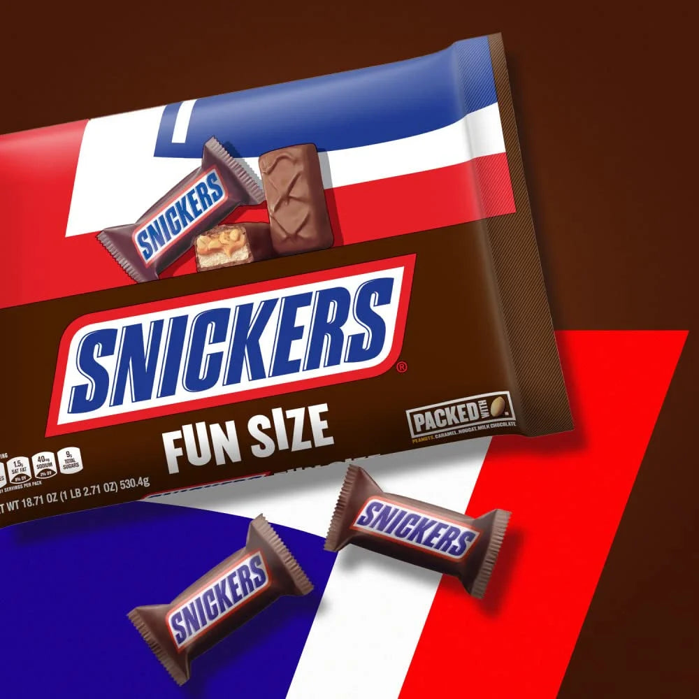 Fun Size Chocolate Candy Bars, (Pack of 2)