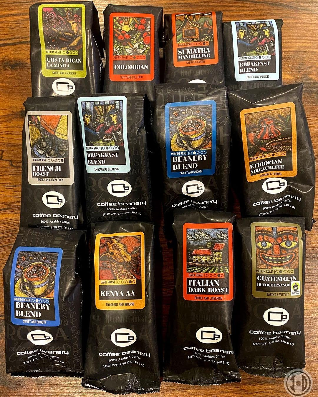 Guatemalan Huehuetenango Specialty Coffee | 1 Bag 1.75Oz Try Me Size Coffee Sampler | Medium Roast