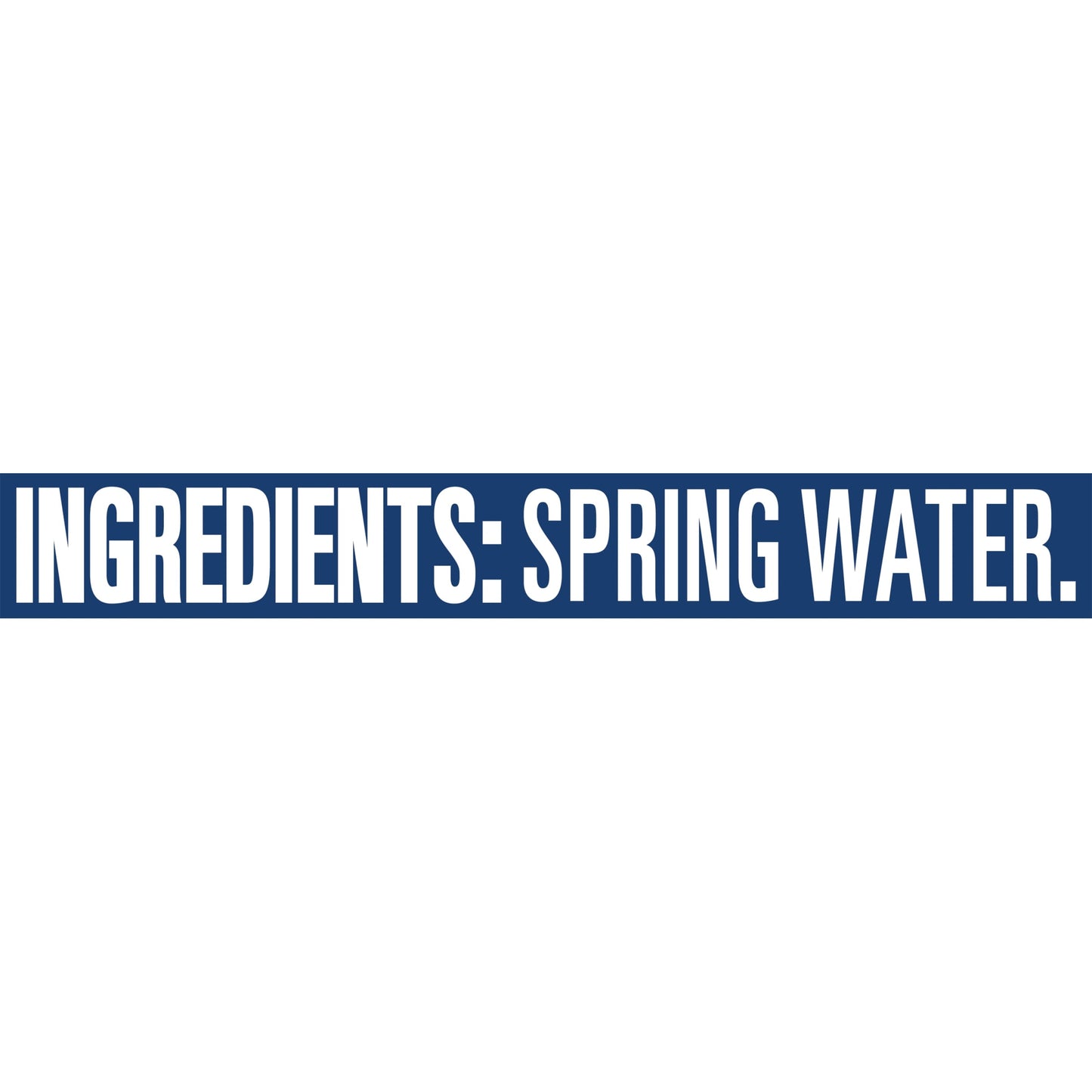 Brand 100% Natural Spring Water, 16.9-Ounce Plastic Bottles (Pack of 35)