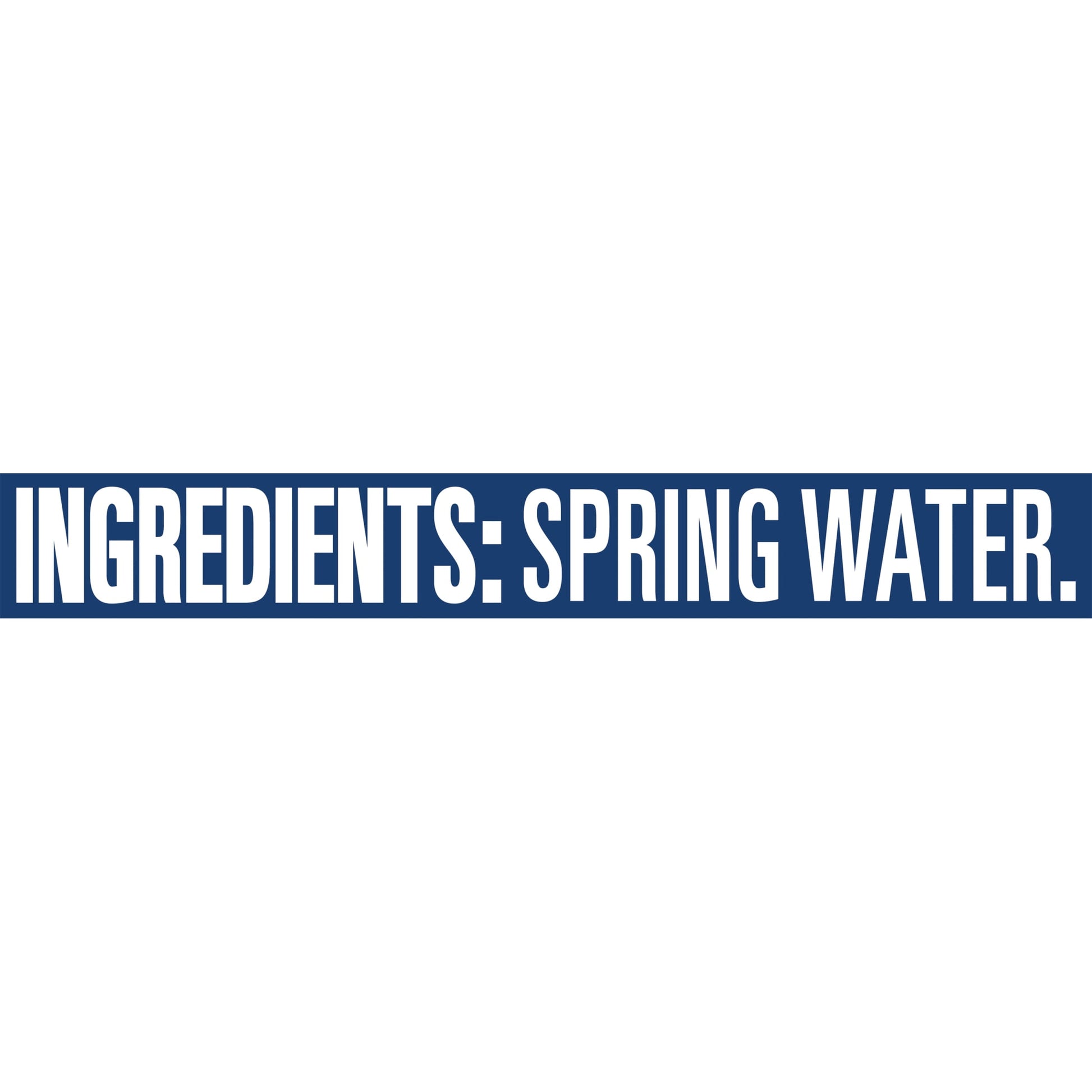 Brand 100% Natural Spring Water, 16.9-Ounce Plastic Bottles (Pack of 35)