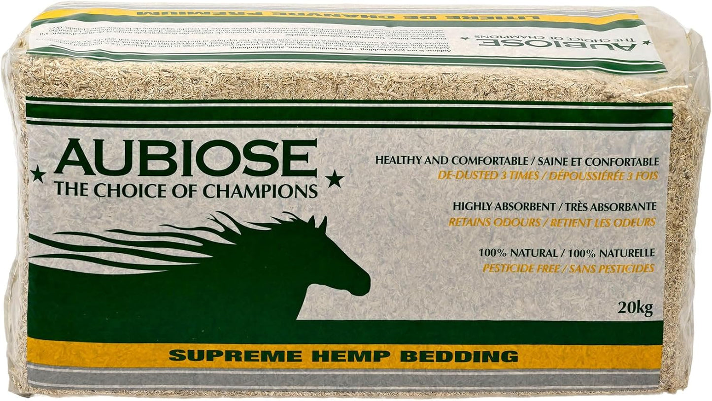 High Grade French Hemp Bedding, 44Lb Jumbo Bulk Bag of Extremely Low Dust Shavings for Horses, Chickens, Small Animals, Rats, Guinea Pigs, Bunny Rabbits, Reptiles, Good Chicken Coop Bedding