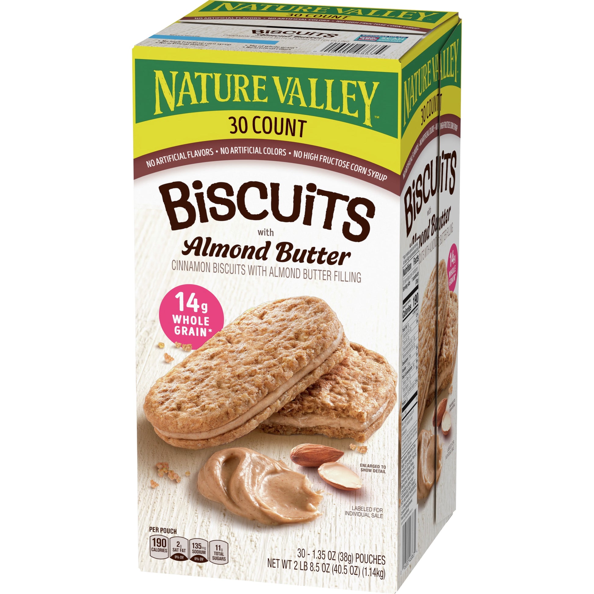 Biscuit Sandwiches, Cinnamon Almond Butter, 30 Ct, 40.5 OZ