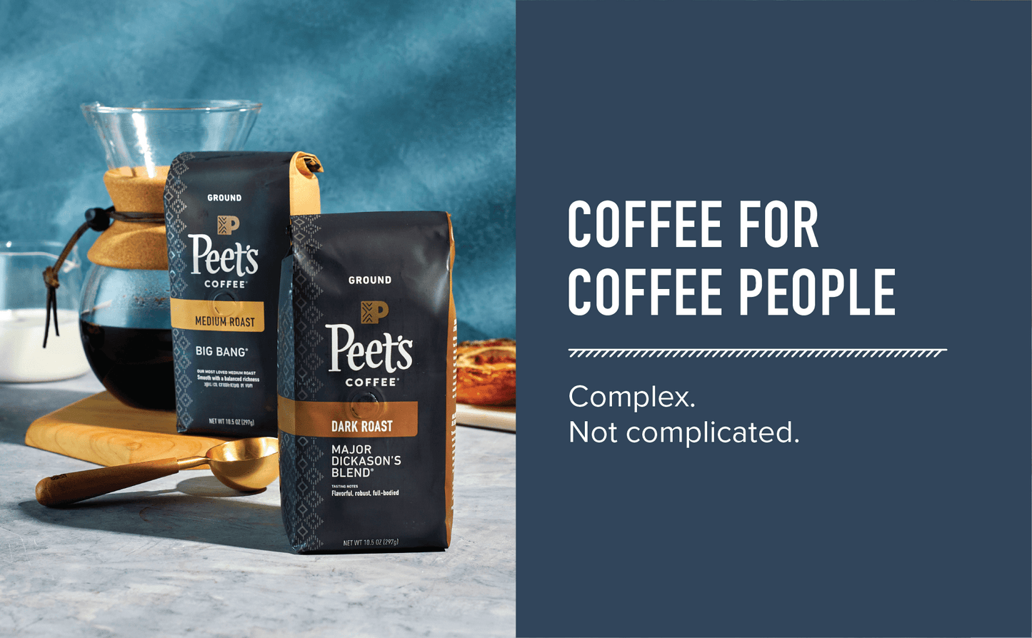 Peet's Coffee Cafe Domingo Blend K-Cup Coffee Pods, Premium Medium Roa