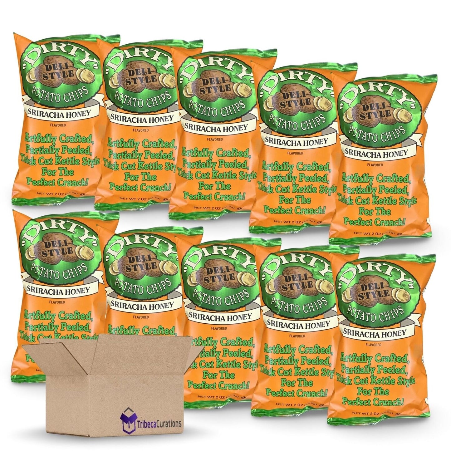 Deli Style Potato Chips Value Pack | Bundled by Tribeca Curations, Sriracha