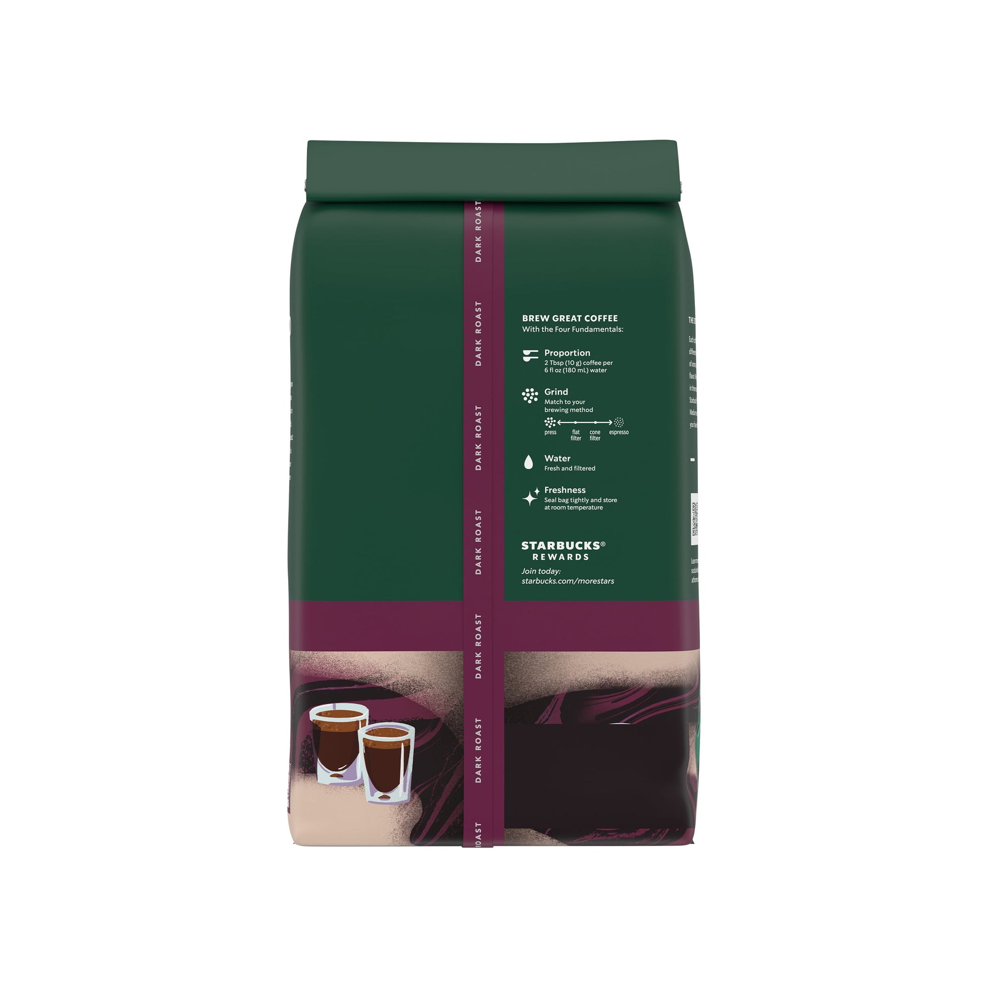 Espresso Roast, Dark Roast Whole Bean Coffee, 100% Arabica, 12 Oz