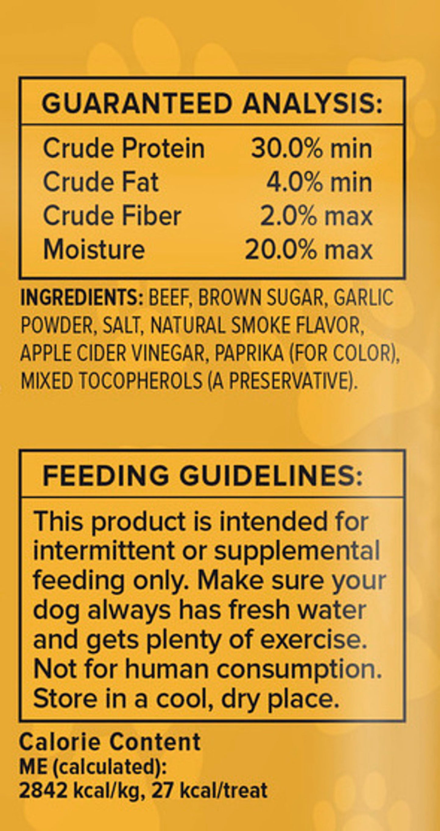 Original Recipe Grass Fed Beef Jerky Treats for Dogs, 14Oz Re-Sealable Bag