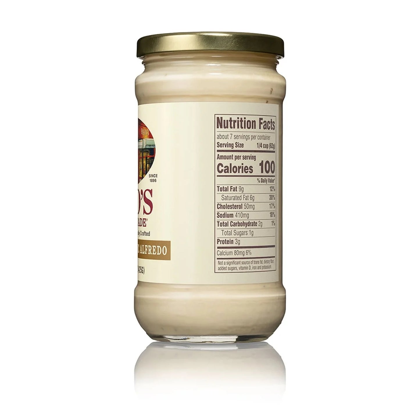 Roasted Garlic Alfredo Sauce, Pasta Sauce with Parmesan and Romano Cheese, 15 Oz