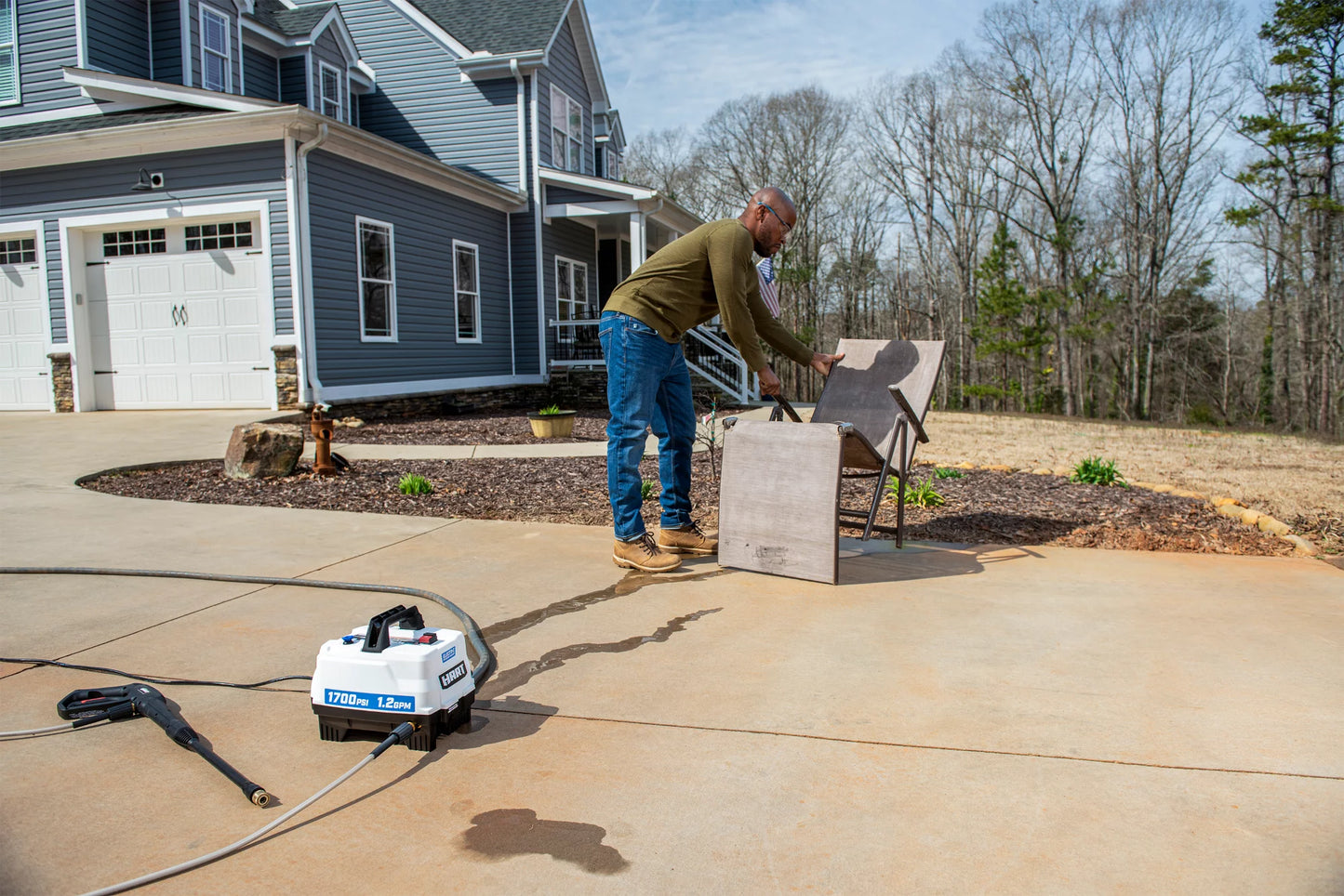 1700 PSI 1.2 GPM Electric Pressure Washer