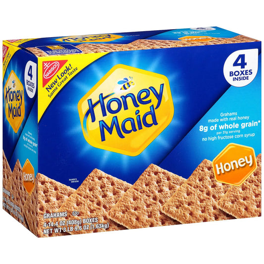 Honey Maid Honey Graham Crackers (3 Lb. 9.6 Oz., 4 Pk.)