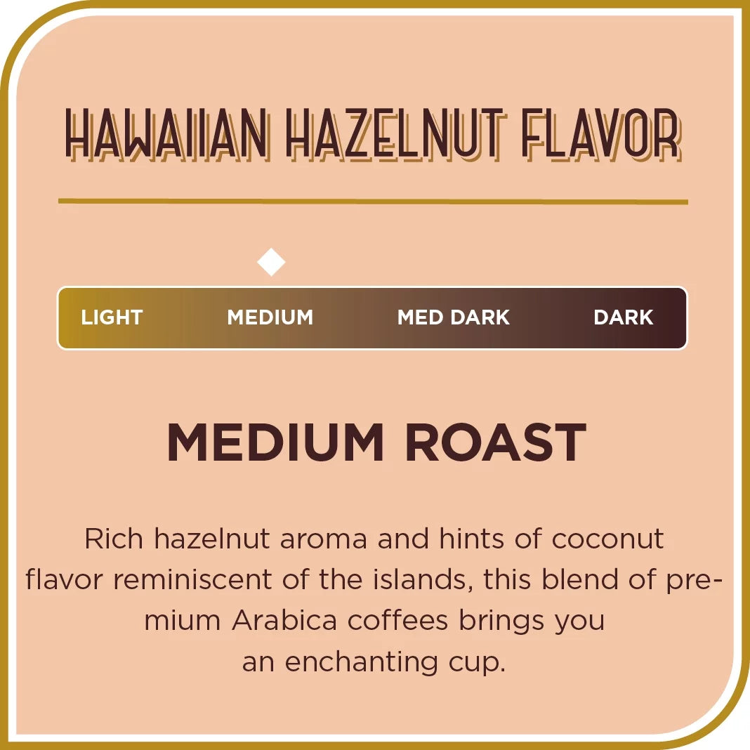 Don Francisco'S Coffee Hawaiian Hazelnut Flavored Medium Roast K-Cup Compatible Coffee Pods, 24 Ct