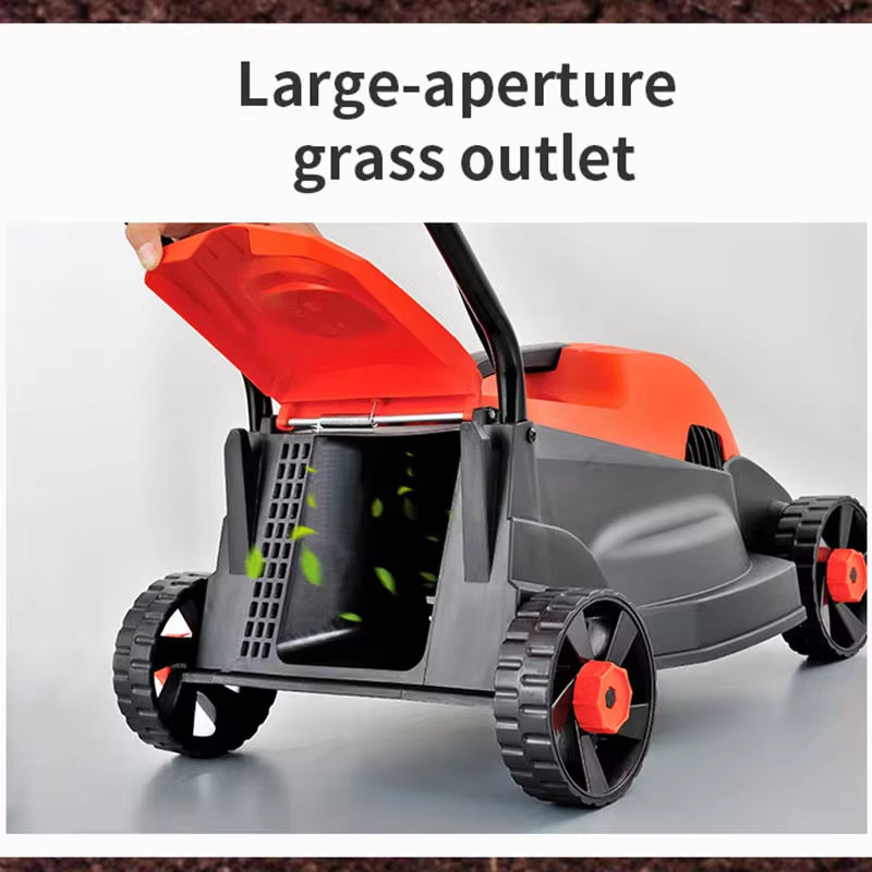 Garden Electric Lawn Mower High-Power Hand Push Lawn Mower Household Weeding Trimmer