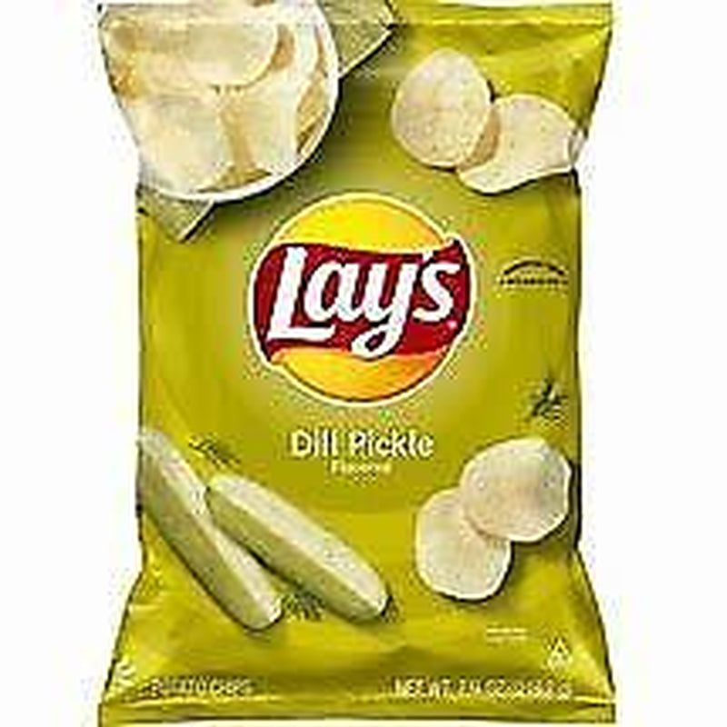 LAY'S� Dill Pickle Flavored Potato Chips.1.5 Ounce, (64 per Pack)