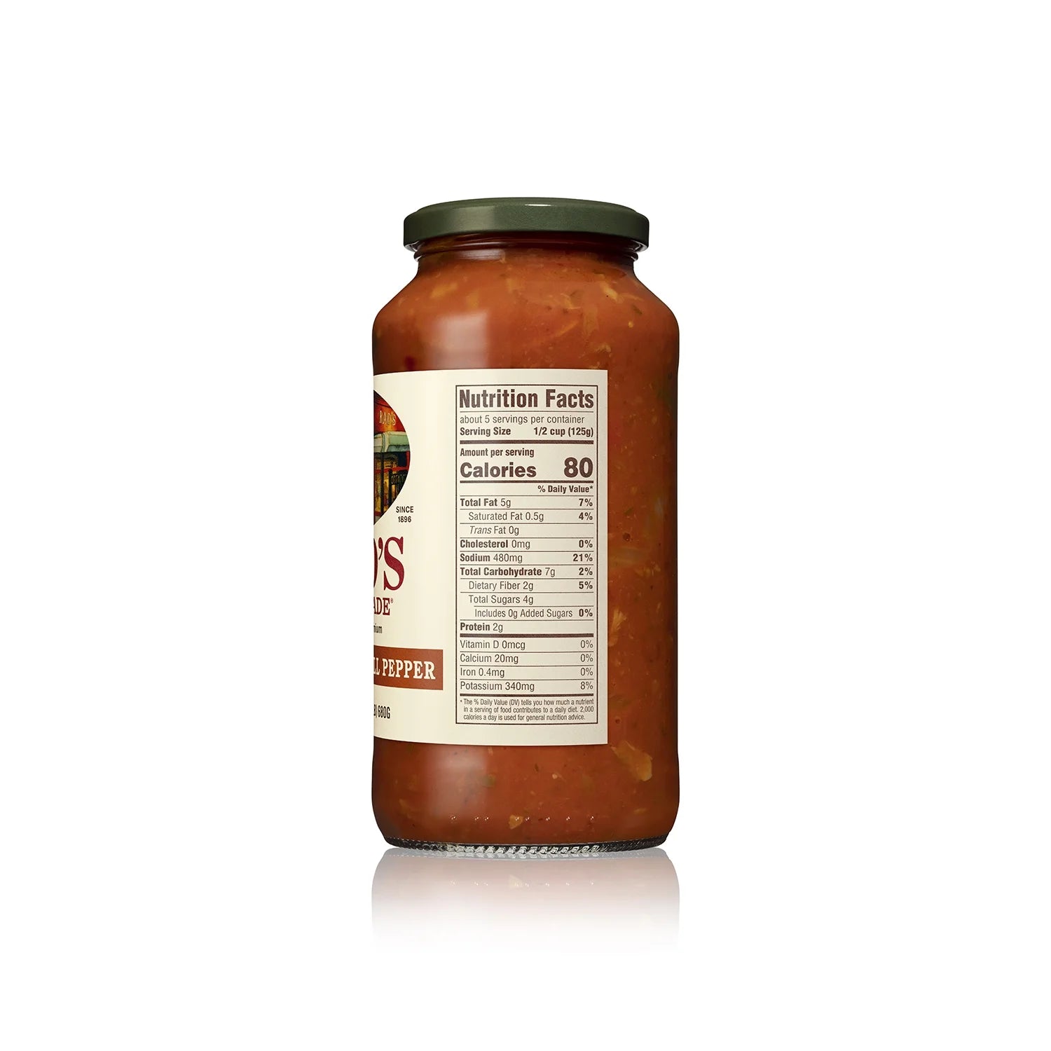 Mushroom & Bell Pepper Pasta Sauce, Keto Friendly, Low Carb 24 Oz
