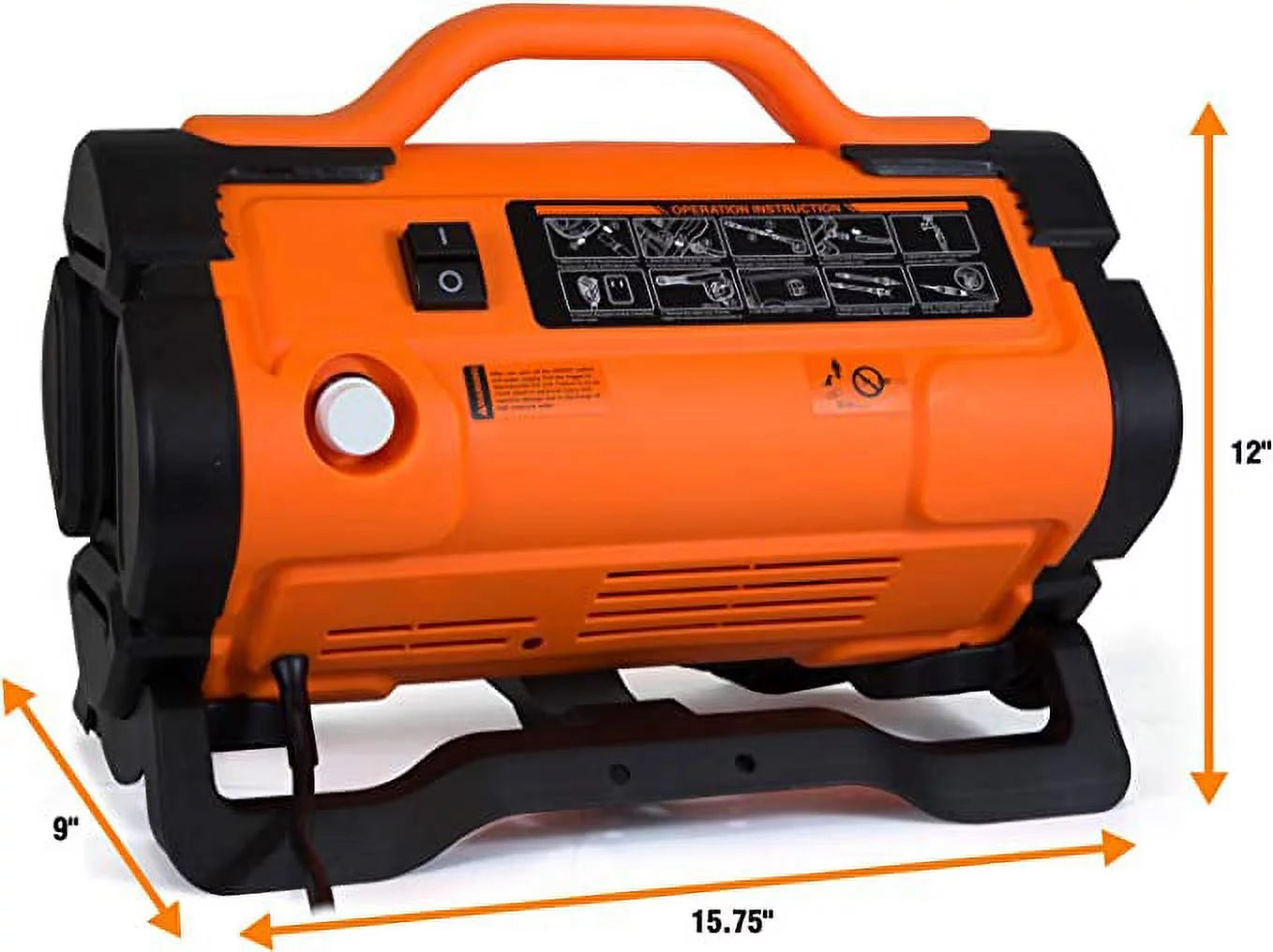 2000 PSI 1.6 GPM 13-Amp Variable Flow Electric Pressure Washer