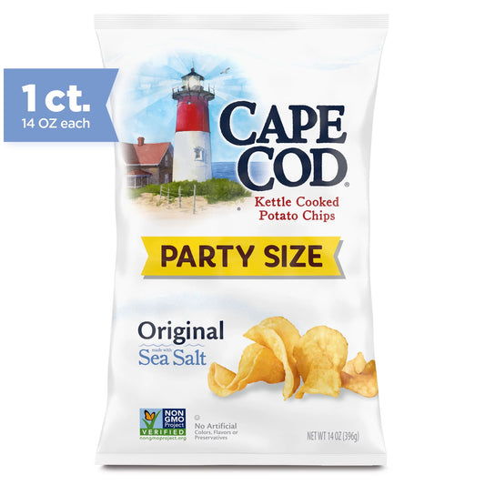 Potato Chips, Less Fat Original Kettle Cooked Chips, 24 Oz
