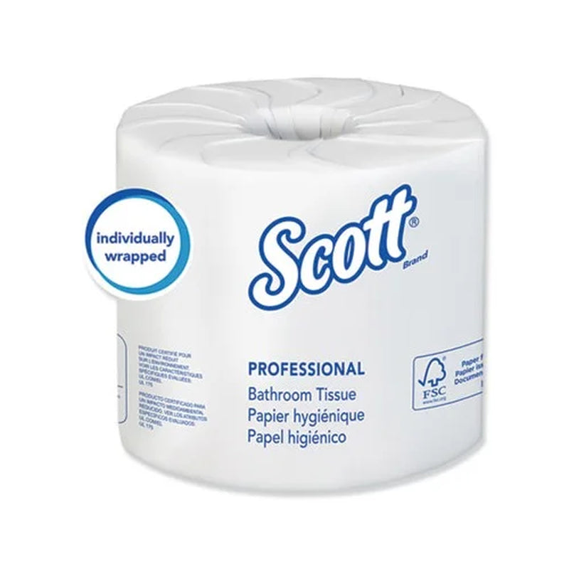 100% Recycled Fiber Bathroom Tissue 2-Ply 506 Sheets/Roll 80/Carton 13217