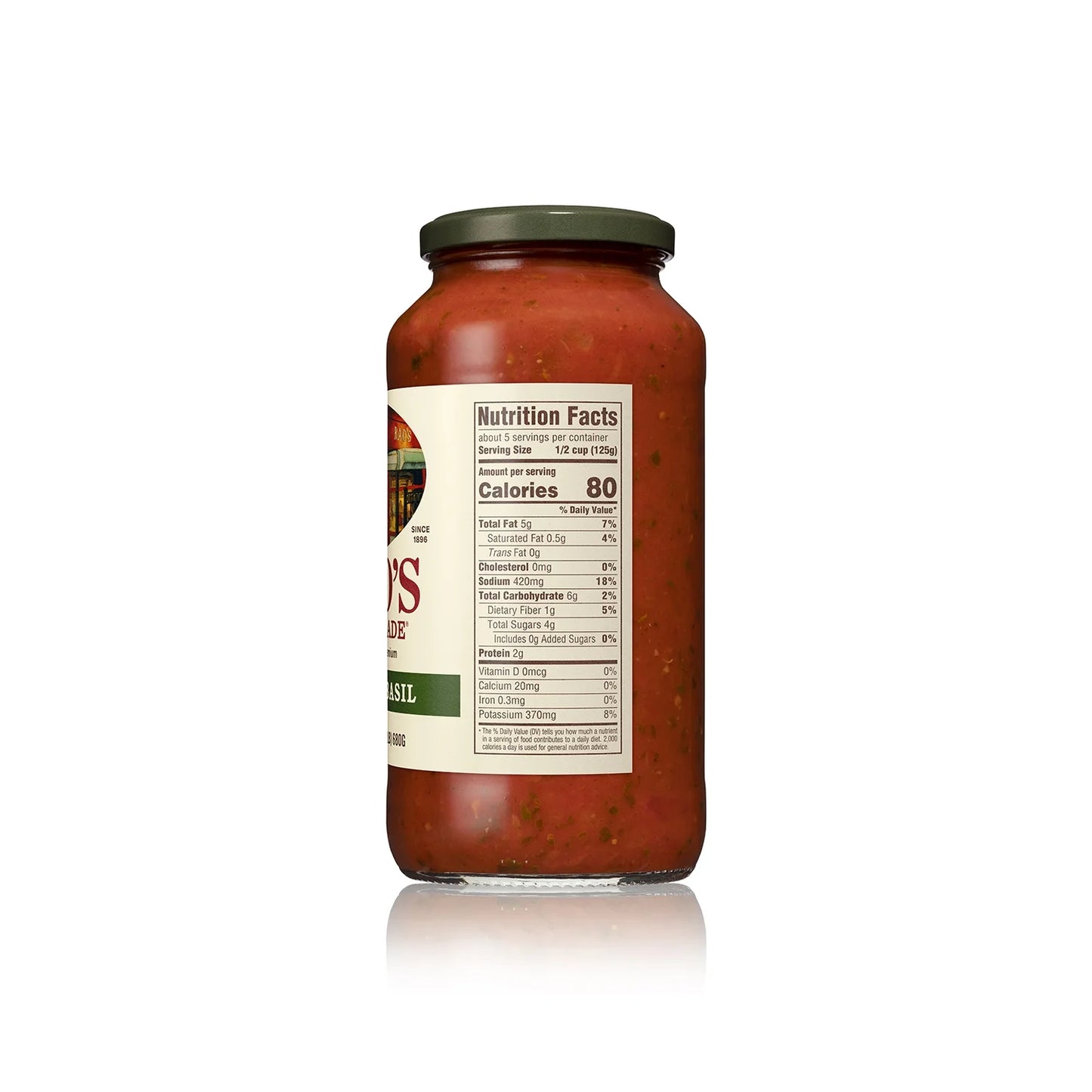 Tomato Basil Spaghetti Sauce, Low Carb, Keto Friendly, 24 Oz