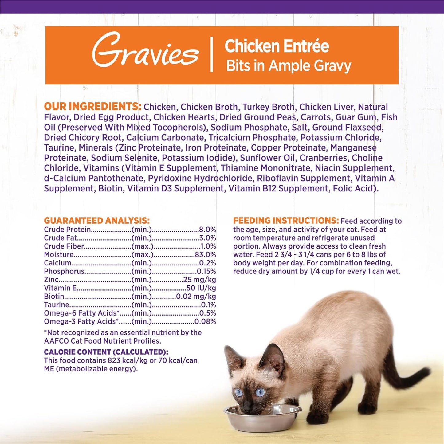 Complete Health Gravies Natural Grain Free Wet Canned Cat Food, Chicken Dinner in Ample Gravy, 3 Ounces (Pack of 12)