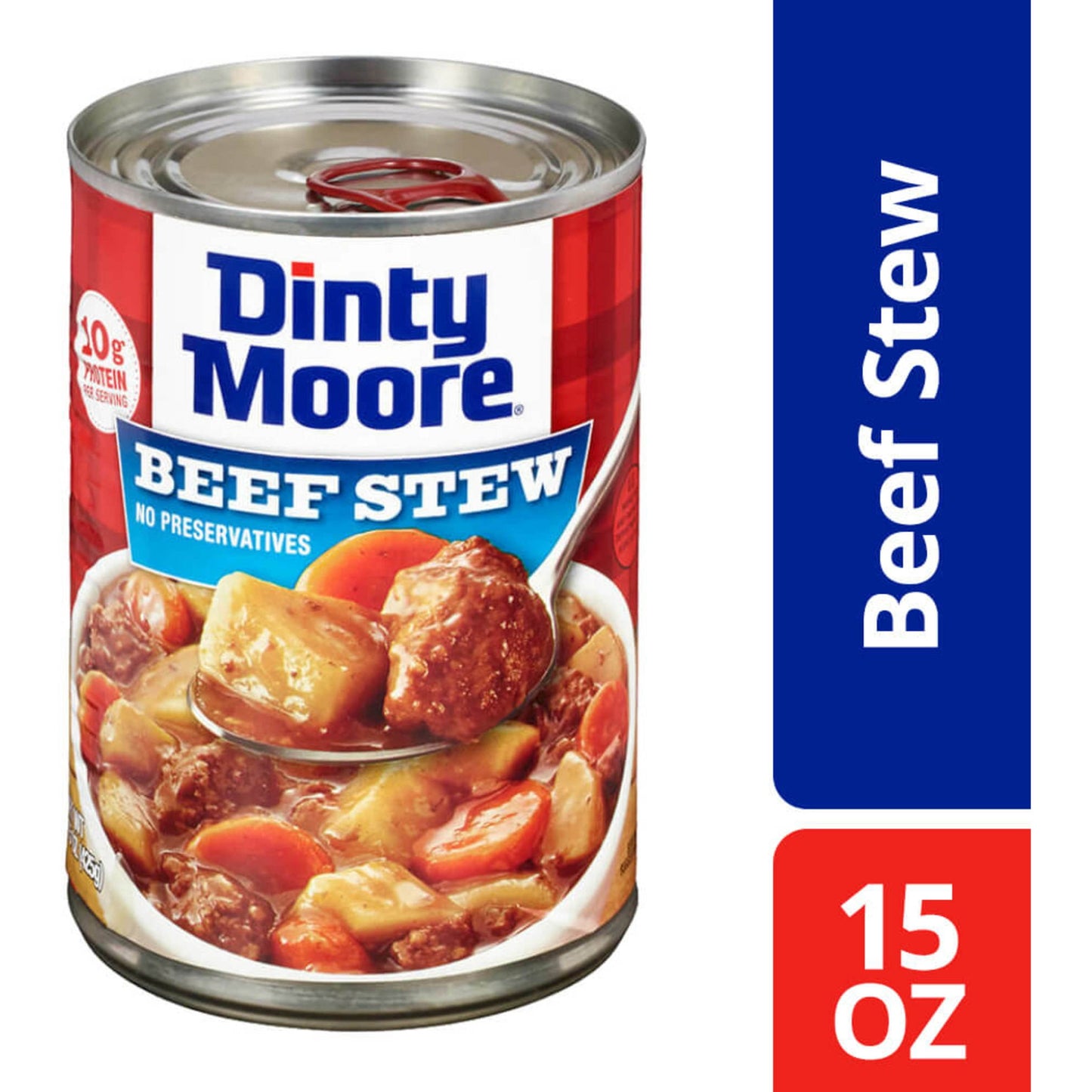 Beef Stew, Shelf Stable, 15 Oz Steel Can (Pack of 4)