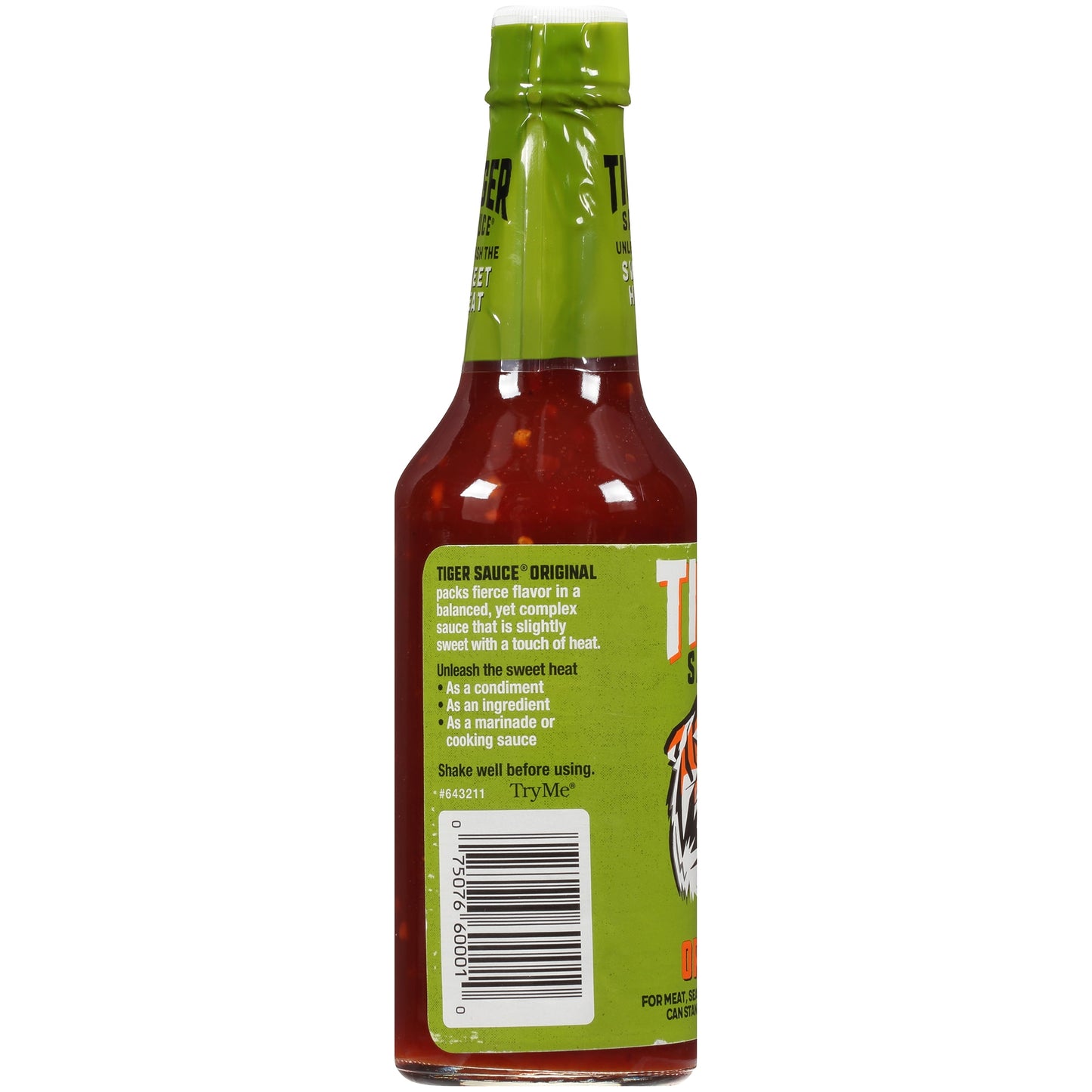 Tiger Sauce Original Hot Sauce, 10 Fl Oz Bottle