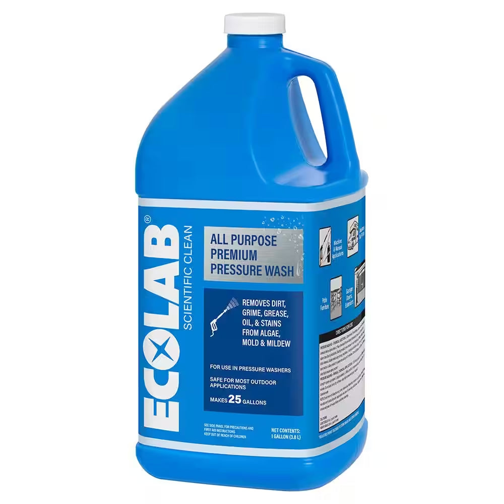 1 Gal. All Purpose Premium Pressure Wash Concentrate, Removes Stains on Patios, Cars, Wood and Utility Trailers