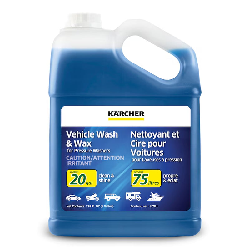 128 Oz. Vehicle Wash and Wax Pressure Washer Cleaner