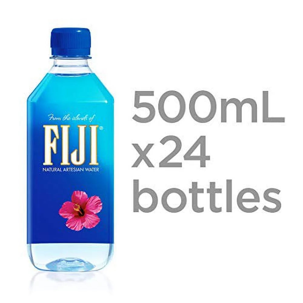 FIJI Natural Artesian Water, 16.9 Fl Oz Bottle (Pack of 24)