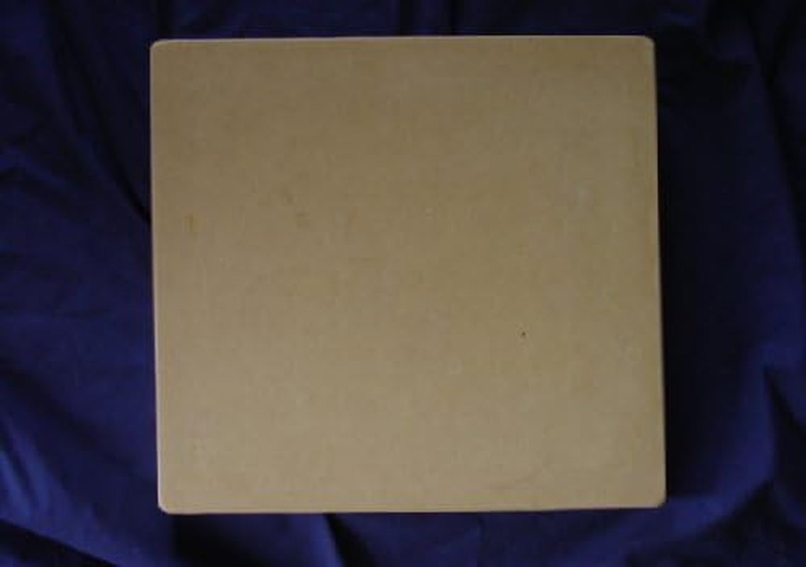 12 Inch Plain Smooth Square Plastic Craft Mold Use with Concrete or Cement for Making Stepping Stones 2036