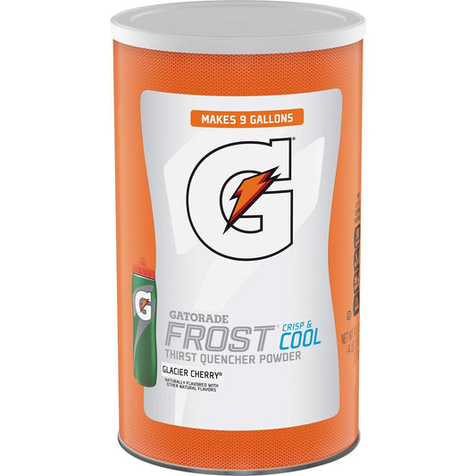 Gatorade Thirst Quencher Powder, Glacier Cherry, 76.5 Oz Canister Makes 9 Gallon