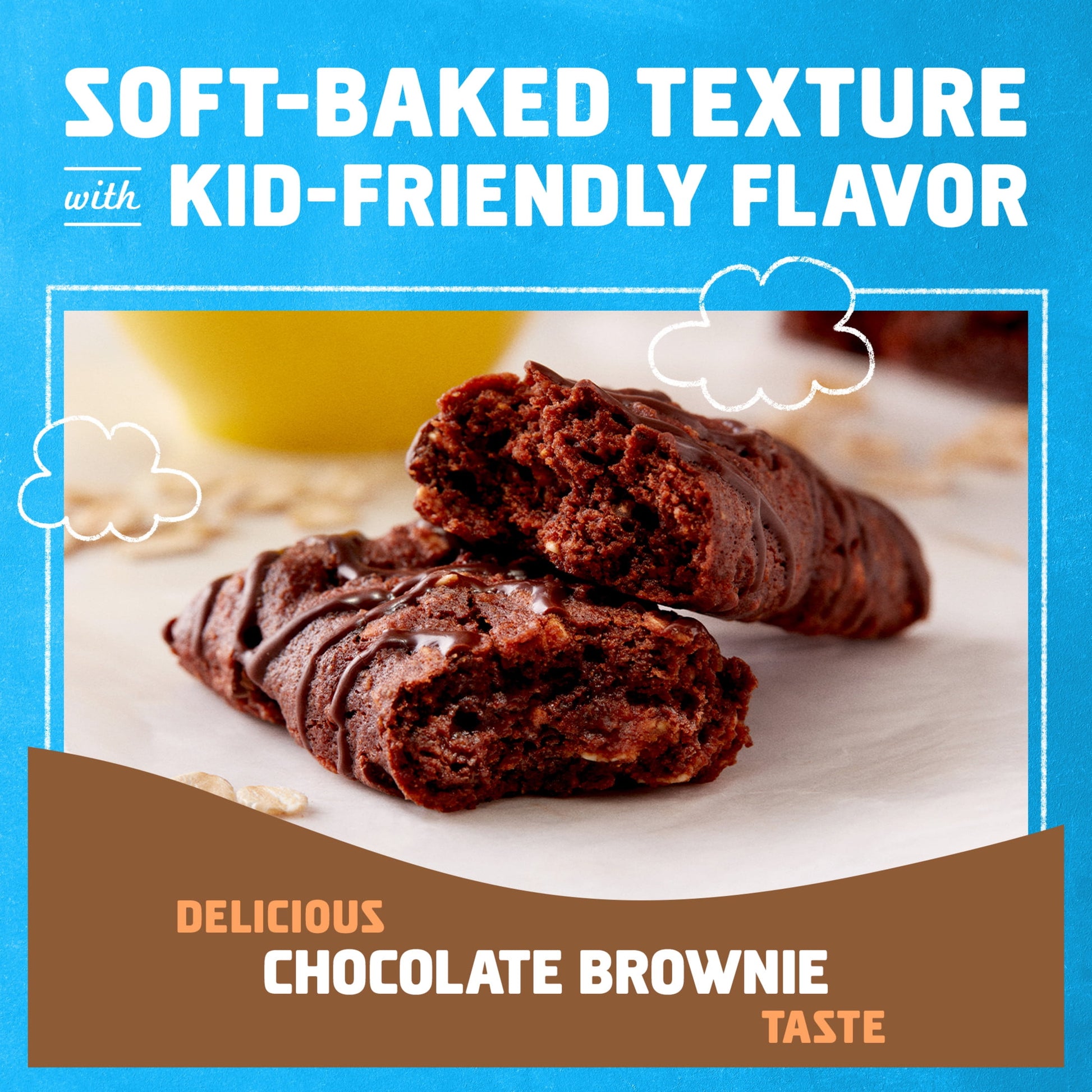 - Chocolate Brownie - Soft Baked Whole Grain Snack Bars - USDA Organic - Non-Gmo - Plant-Based - 1.27 Oz. (6 Pack)