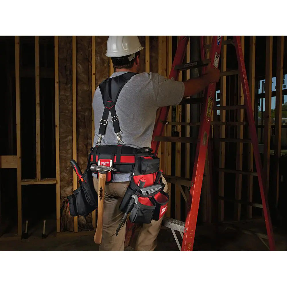 General Contractor Work Waist Tool Belt with Suspension Rig