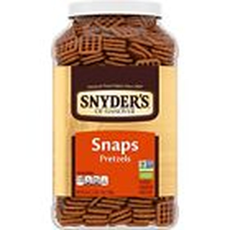 Snyder'S of Hanover Pretzel Snaps, Non-Gmo & Low Fat, 46 Oz Canister