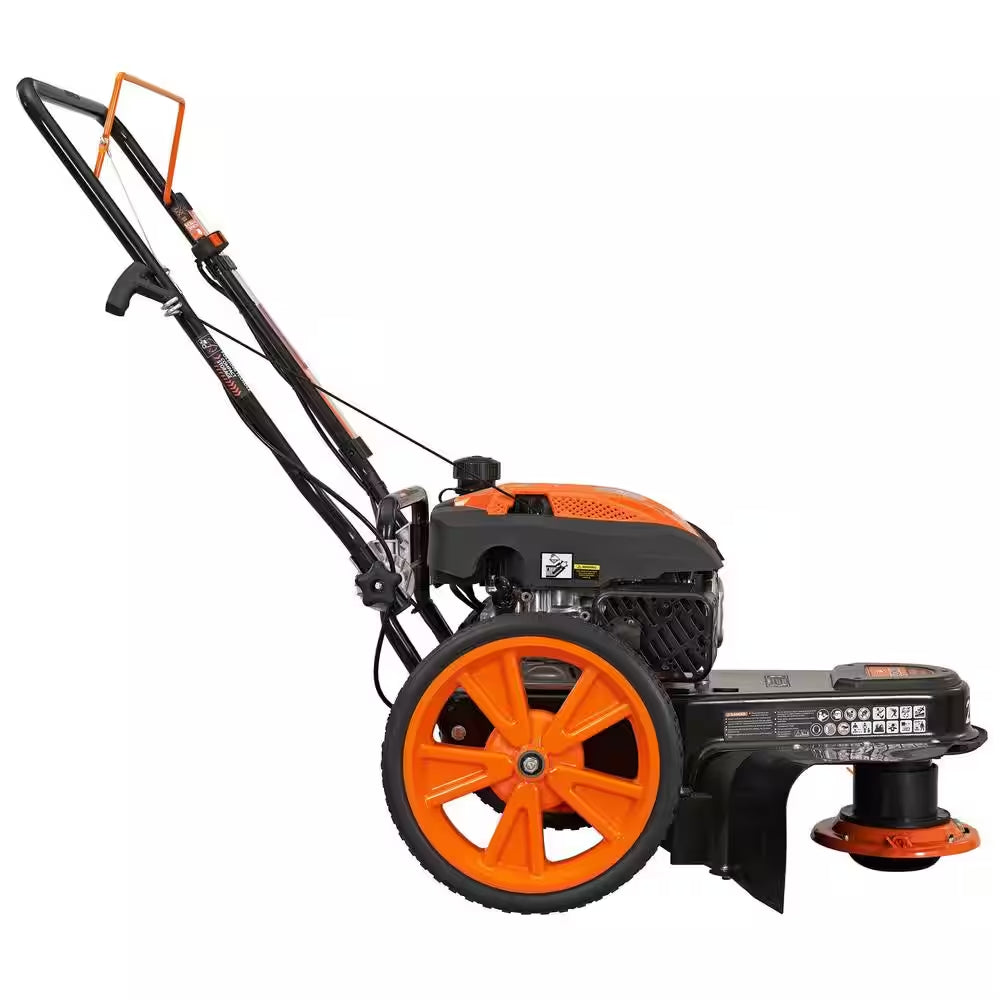 22 In. 170Cc Gas Walk behind String Trimmer Mower