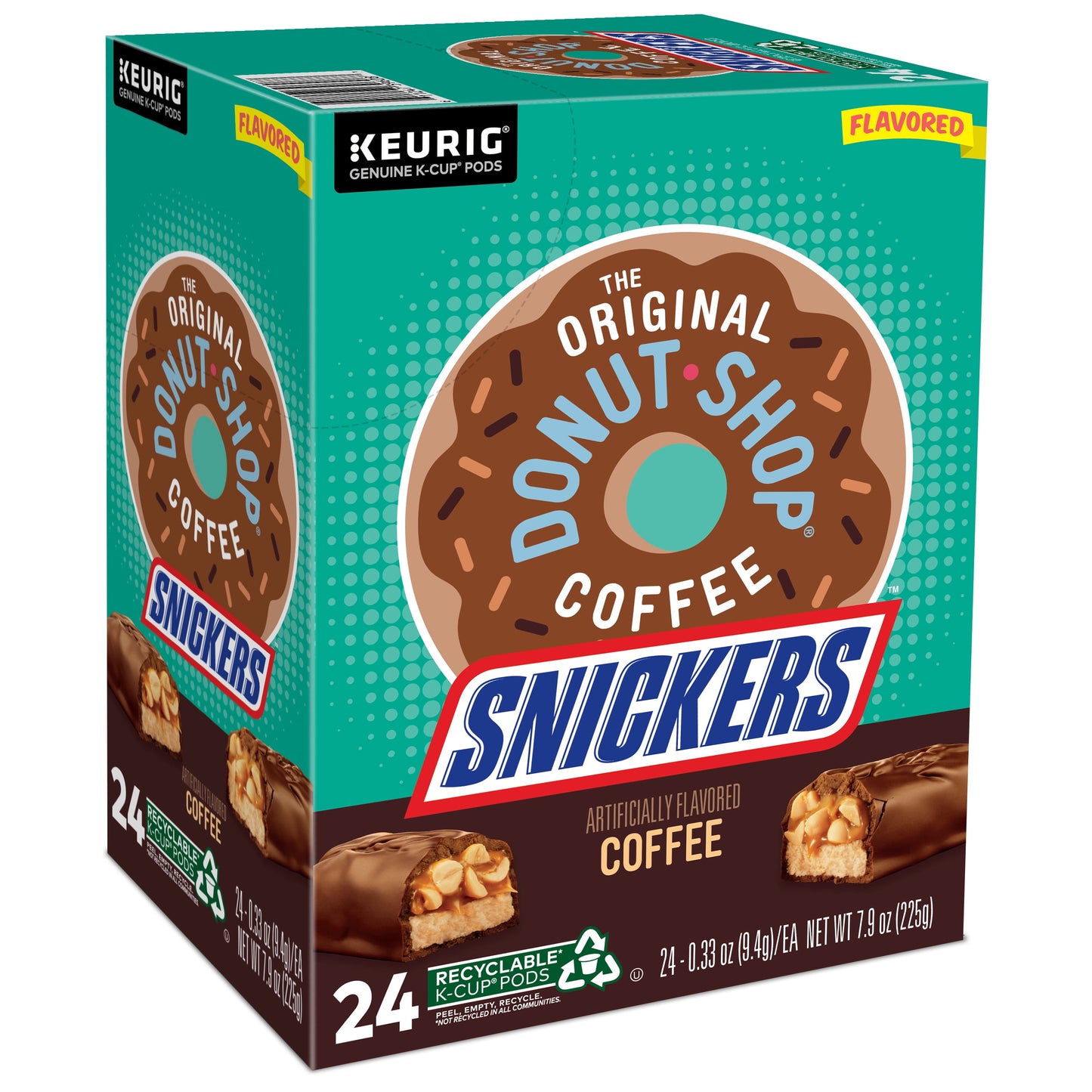 , Snickers Flavored K-Cup Coffee Pods, 24 Count