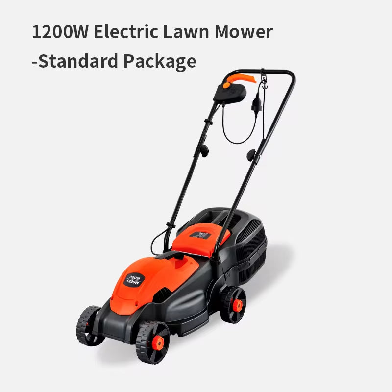 Garden Electric Lawn Mower High-Power Hand Push Lawn Mower Household Weeding Trimmer