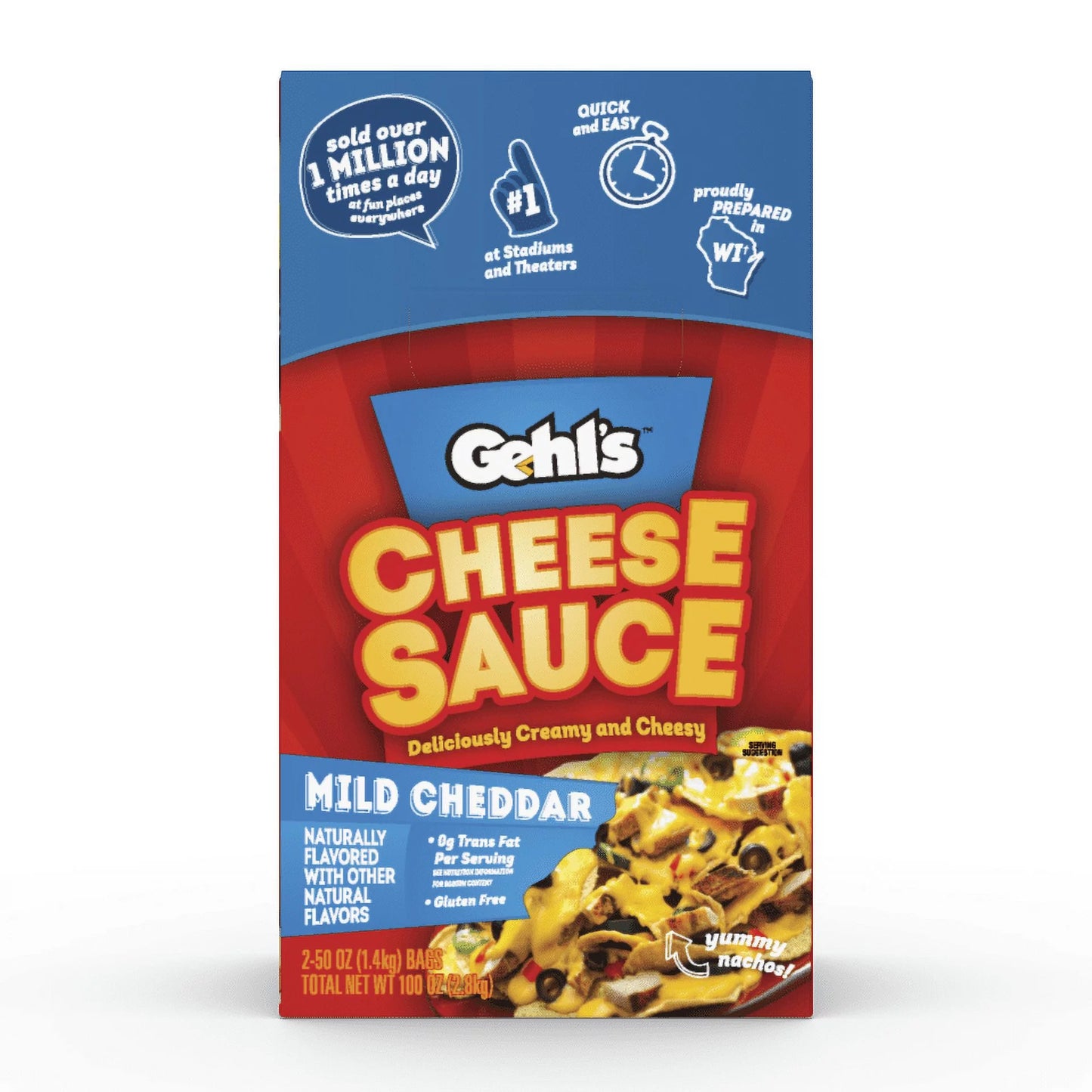 Mild Cheddar Cheese Sauce, 50 Oz, 2 Count