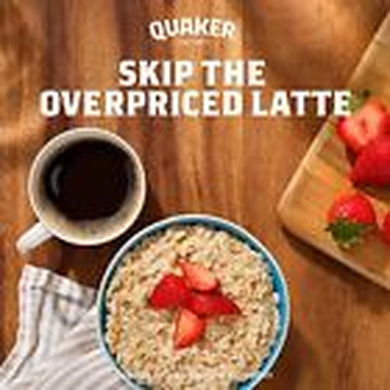 4-Pack Quaker Organic Quick Cook Oatmeal, Breakfast Cereal, Non-Gmo, 24 Oz