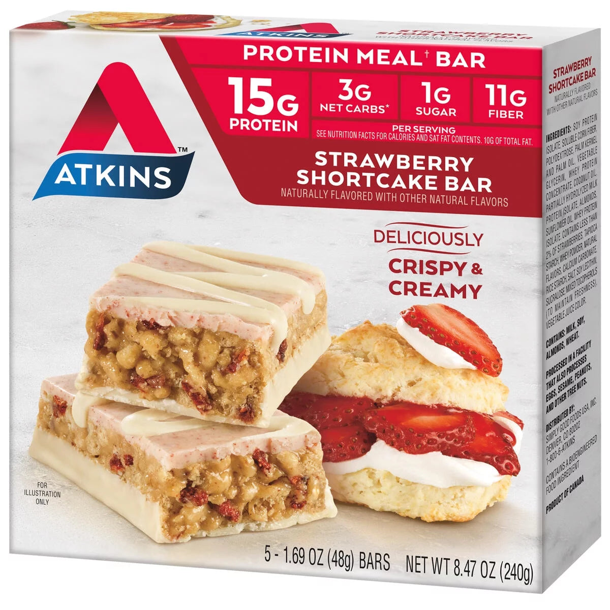 Strawberry Shortcake Meal Bar 5Pk