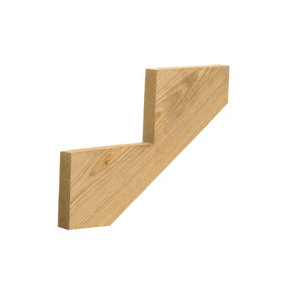 2-Step Ground Contact Pressure Treated Pine Stair Stringer