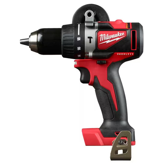 M18 18V Lithium-Ion Brushless Cordless 1/2 In. Compact Hammer Drill Tool Only