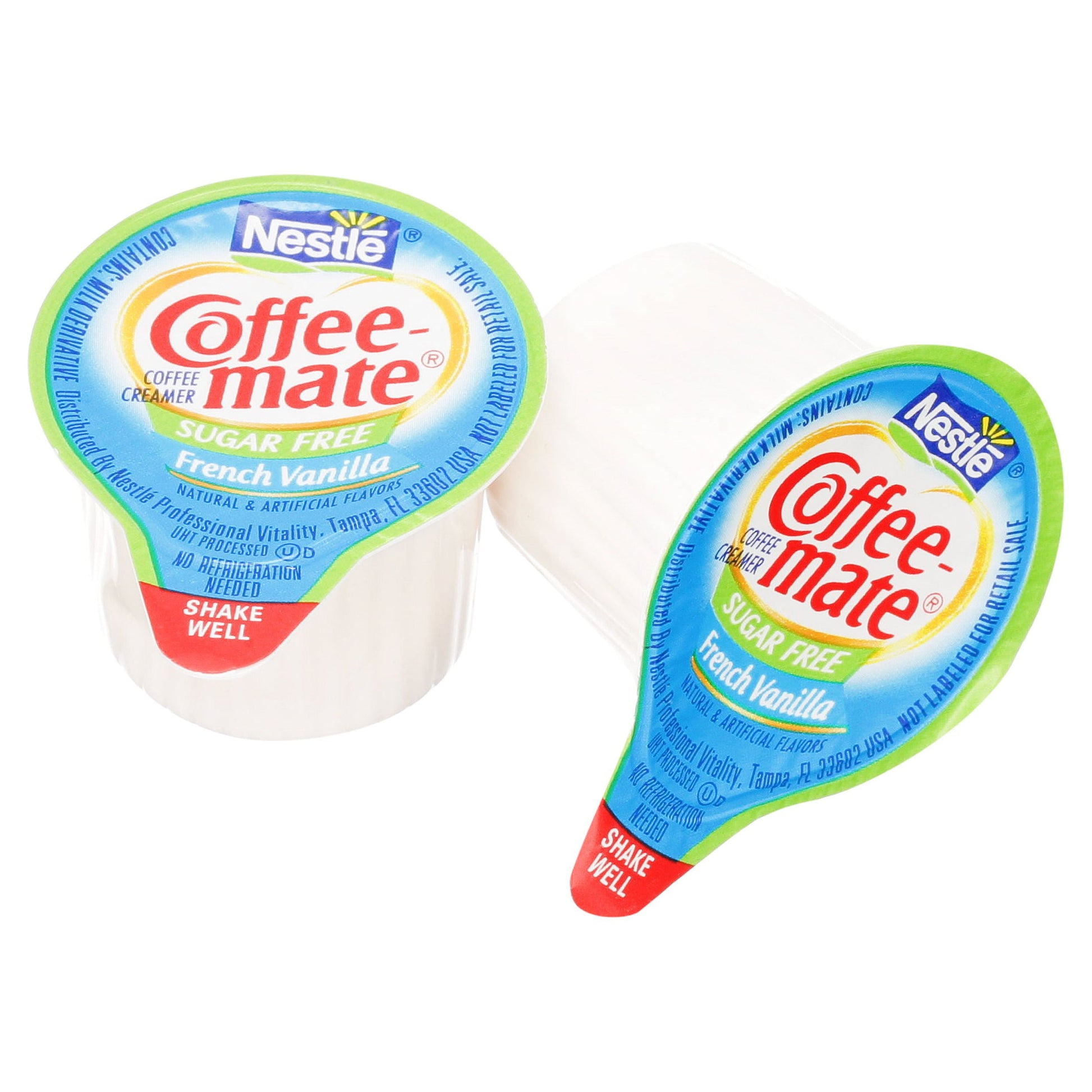 Coffee Mate Sugar-Free French Vanilla Liquid Coffee Creamer Singles, 0.375 Fl Oz, 50 Ct