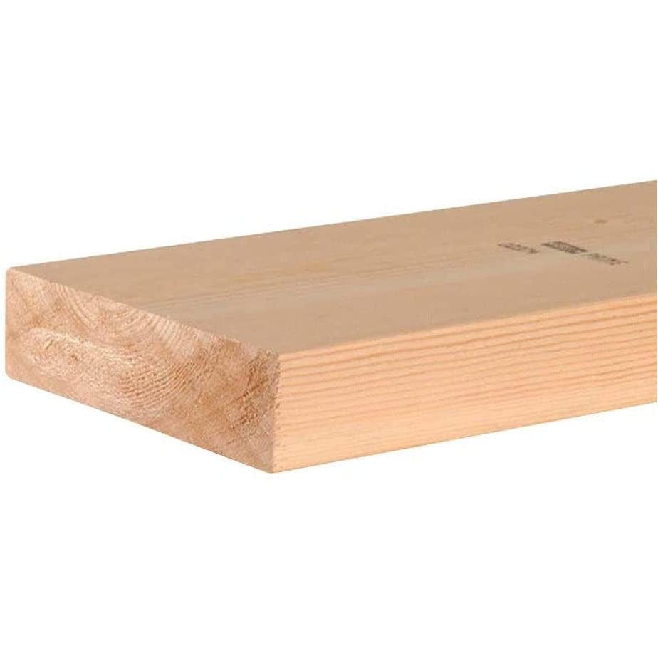 2 In. X 6 In. (1-1/2" X 5-1/2") Construction Premium Whitewood Board Stud Wood Lumber 4FT