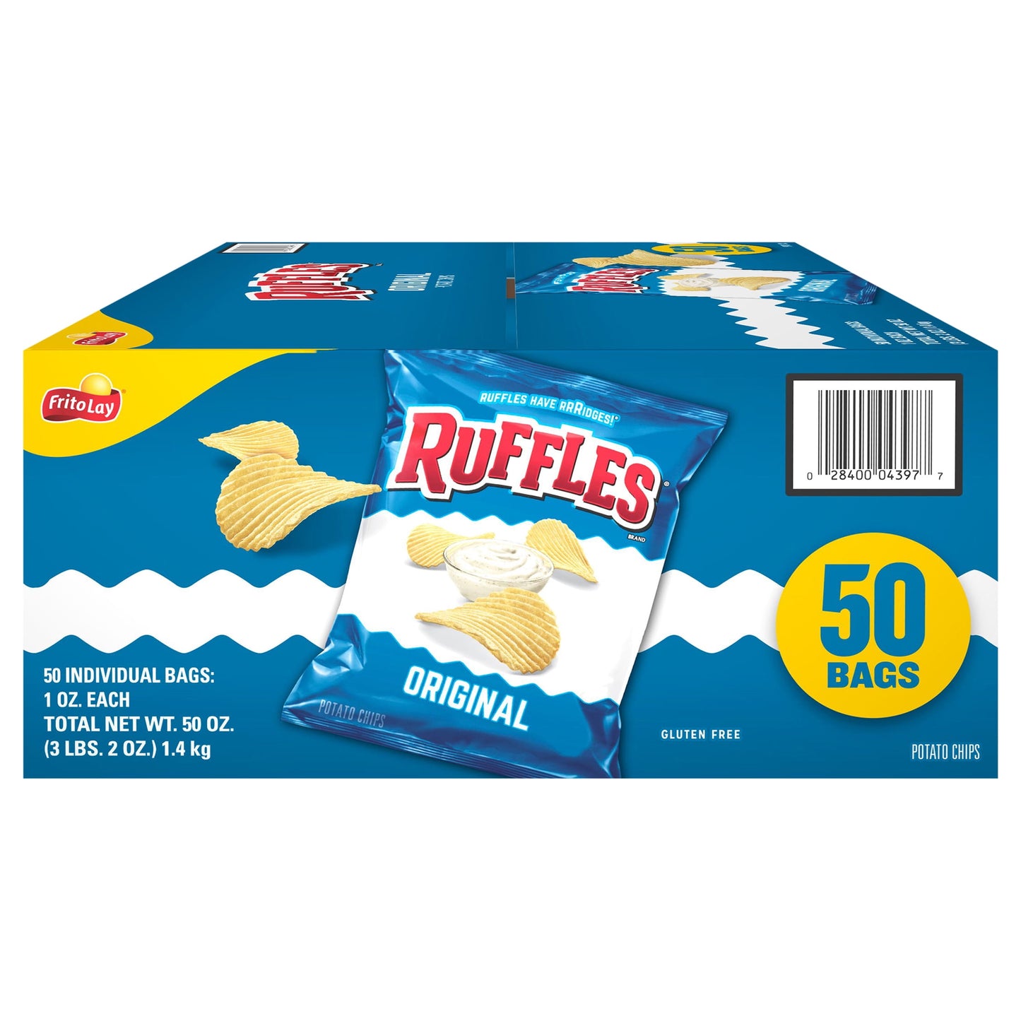 Rufflesâ® Original Potato Chips 50-1 Oz. Bags