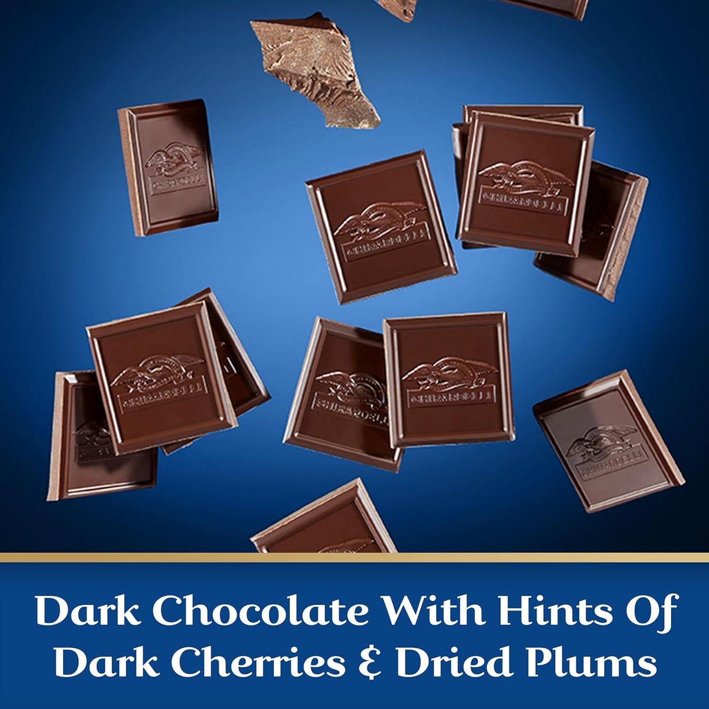Intense Dark Chocolate Bar, 86% Cacao Holiday Chocolate for Holiday Gifts and Stocking Stuffers, 3.17 Oz