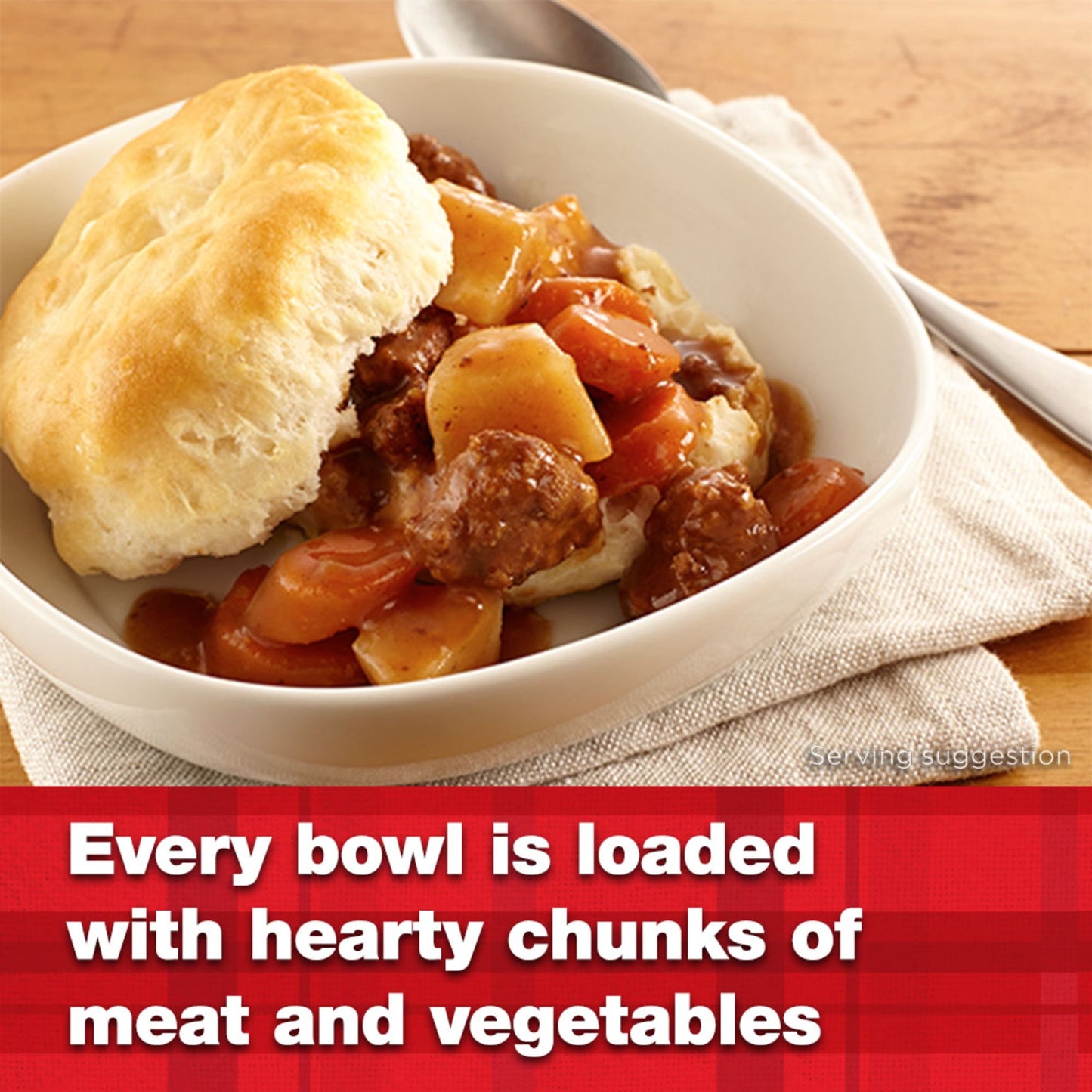 Beef Stew, Shelf-Stable, 38 Oz Steel Can