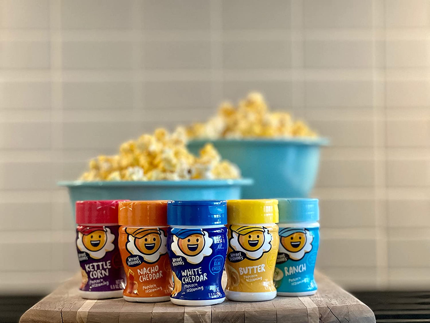 Kernel Season'S Popcorn Seasoning Mini Jars Variety Pack, 0.9 Ounce Pack of 8