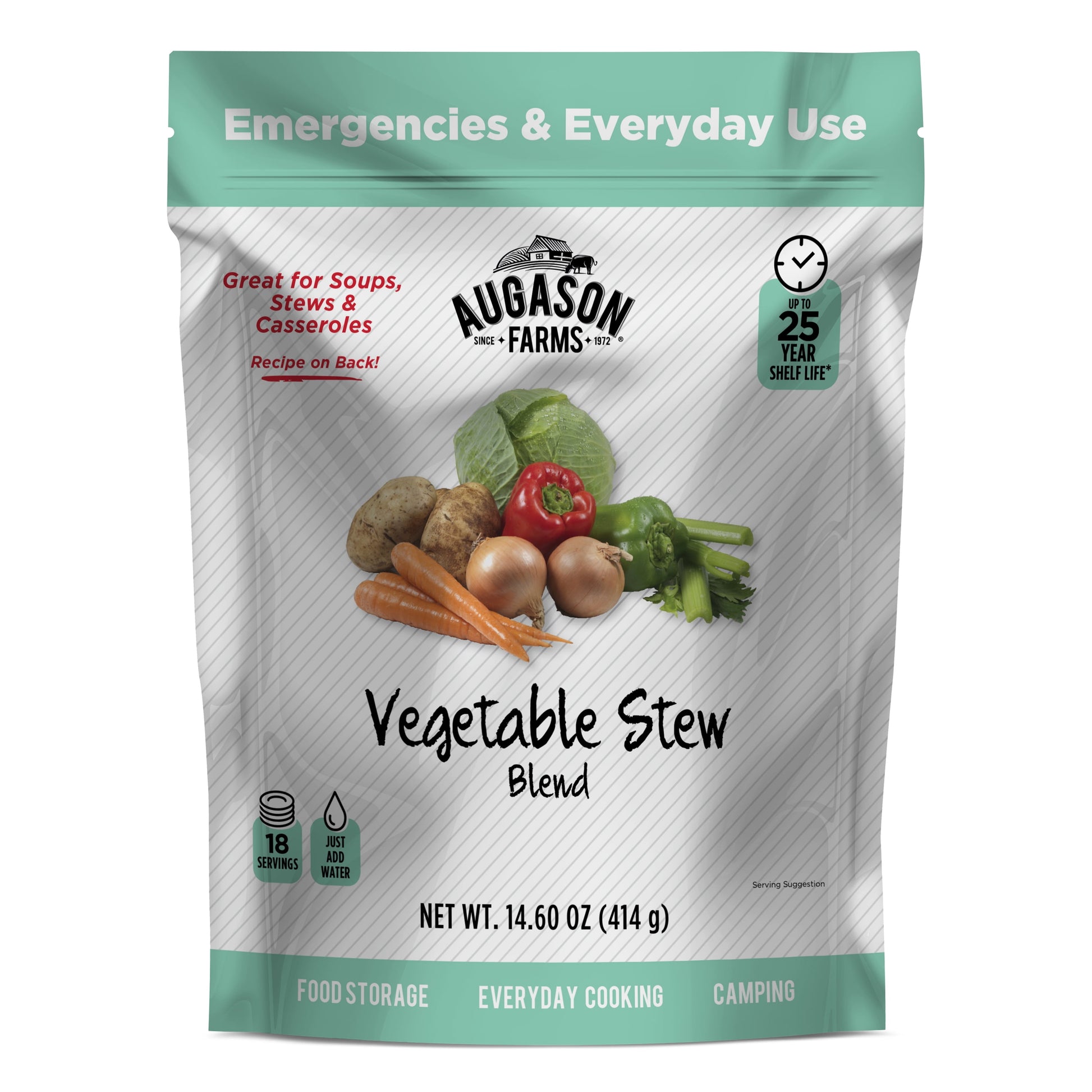 (3 Pack)  Vegetable Stew Blend Pouch 14 OZ.