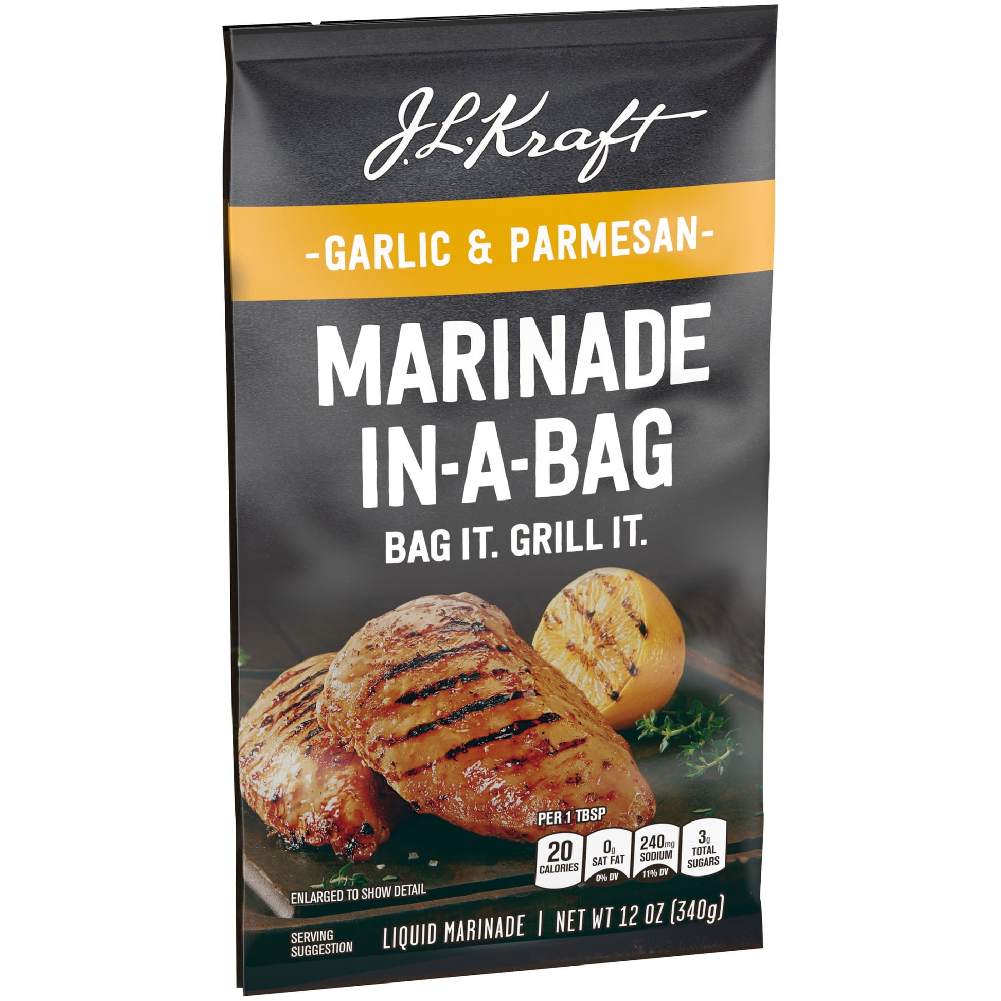 J.L.  Marinade In-A-Bag Garlic & Parmesan Liquid Marinade, 12 Oz Bag