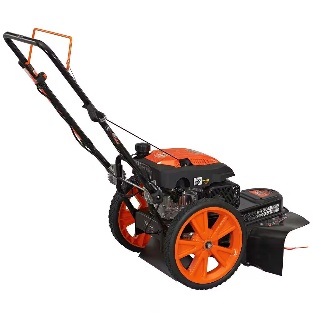 22 In. 170Cc Gas Walk behind String Trimmer Mower